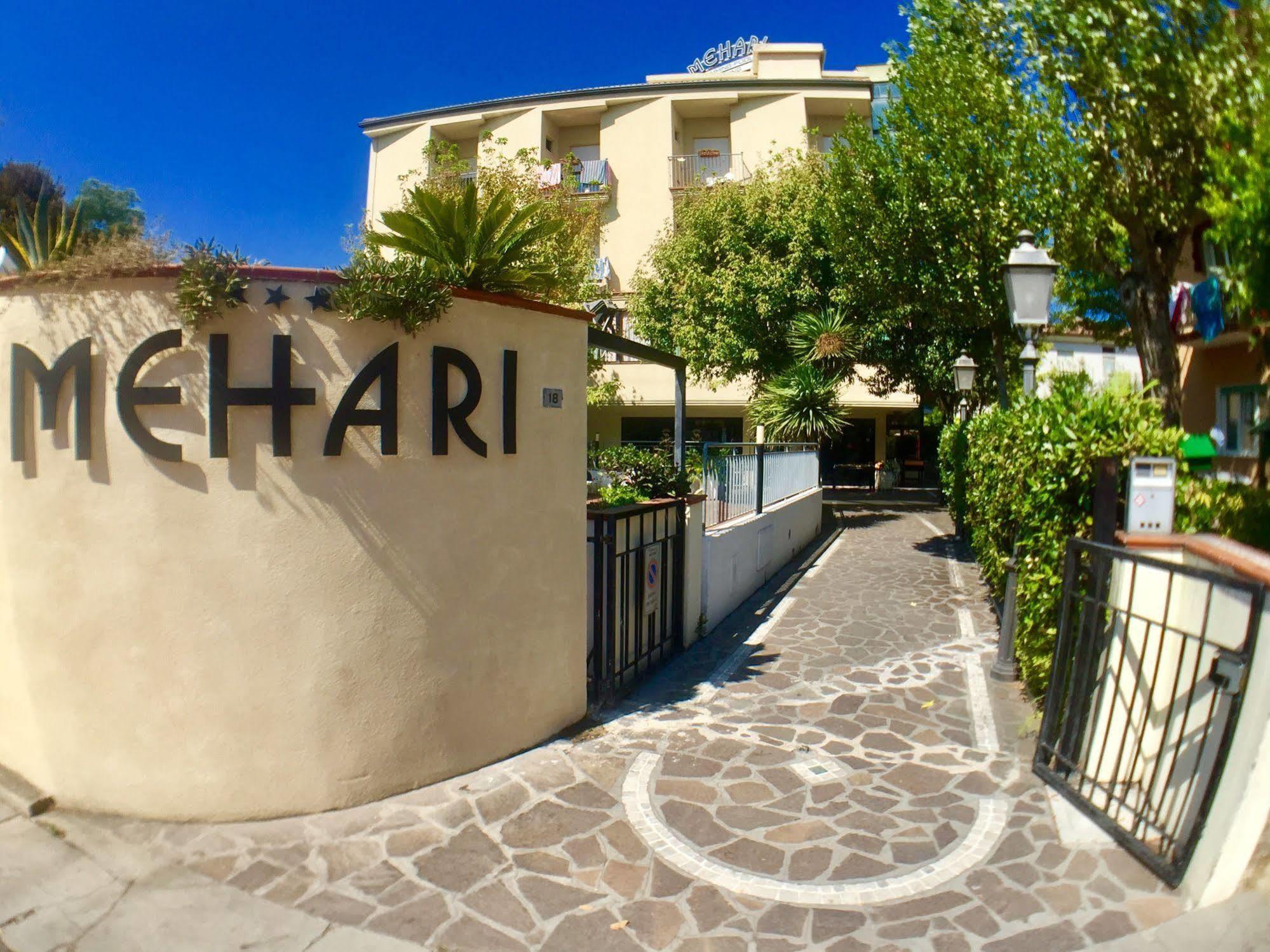 Hotel Mehari Riccione Exteriör bild